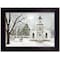 Homeroots I Heard the Bells on Christmas 5 Black Framed Print Wall Art 415240 - alternate 1
