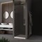 Fab Glass And Mirror Frameless Corner Swing Single Hinged Glass Shower Door Ravello Series with Matte Black Finish 2 SHRO28X75MB - alternate 6