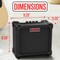 Pyle Portable Electric Guitar Amplifier PGTAMPL128B - alternate 3