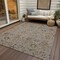 Homeroots 8' X 10' Taupe Brown And Gray Oriental Washable Indoor Outdoor Area Rug 598085 - alternate 4