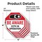 Signmission Be Aware CCTV In Operation, 4 inch X 4 inch, Vinyl Decal, 5PK OC-D-5PACK-4-32 - alternate 3