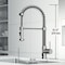 Vigo Edison Single Handle Pull-Down Sprayer Kitchen Faucet with Touchless Sensor in Stainless Steel VG02001STS - alternate 3