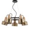 Jonathan Y Gallery 24 in. 5-Light Adjustable Spotlight Metal LED Chandelier, Brass Gold JYL6127A - alternate 8