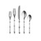 Mepra Bali Flatware Set - 5 Pieces - Pewter 101522005P - alternate 1