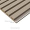 Ackland SereniSlats Silk 94.5 in. x 9.5 in. Warm Taupe Acoustic Wall Panel, 3D Fluted Wood Slat Sound, 176PK AKM-W-SESI9.5X94.5SL-PL - alternate 3