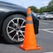 Dsv Standard Collapsible Traffic Cone 28 in with Reflective Collars 1 PK, Orange, Nylon Body 97128С - alternate 4