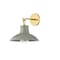 Hudson Valley Lighting Pottersville 10.5 in. Wall Sconce Aged Brass/Ceramic Moss Crackle 1913-AGB/CMC - alternate 6