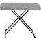 Iceberg IndestrucTable Classic Personal Folding Table, Charcoal Top, 20 in W x 30 in L x 25 or 28 in H ICE65491 - alternate 2