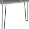 Homeroots 40" Gray and Black Wood and Metal Hairpin Computer Desk 489979 - alternate 5