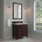 James Martin Vanities Brittany 30" Single Vanity, Burnished Mahogany, w/ 3 CM Siberian Silestone Top 650-V30-BNM-3SFR - alternate 2