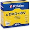 Verbatim Americas Verbatim DataLifePlus 94839 DVD Rewritable Media - DVD+RW - 4x - 4.70 GB - 10 / Pack - Silver 94839 - alternate 1