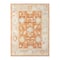 Homeroots 5' X 7' Blue and Orange Floral Stain Resistant Indoor Outdoor Area Rug 531501 - alternate 6