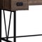 Homeroots 47" Brown and Black Computer Desk With Two Drawers 333513 - alternate 4