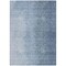 Homeroots 9' X 12' Navy Blue And Sky Blue Abstract Washable Indoor Outdoor Area Rug 588218 - alternate 6