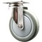 Service Caster 5 Inch 316SS Gray Polyurethane Wheel Swivel Top Plate Caster SCC-SS31620S514-PPUB - alternate 1