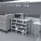 Amgood 24in D x 48in L Stainless Steel Table, Three Undershelves AMG WT-2448-3SH-Z - alternate 6