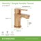 Symmons Identity Single Hole Single Handle Bathroom Faucet with Push Pop Drain (1.0 GPM) SLS6712BBZPP - alternate 3