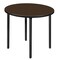 Regency Round Kee Small Breakroom Table, 30 in W, 30 in L, Neo Walnut TBF30RNDNWBK - alternate 1