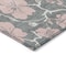 Homeroots 5' X 8' Gray Pink And Ivory Floral Washable Indoor Outdoor Area Rug 600001 - alternate 5