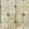 Homeroots 6" x 6" Green Vinyl Arabesque Peel And Stick Removable Tiles 628694 - alternate 4
