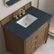 James Martin Vanities Brittany 36" Single Vanity, Pecan w/ 3 CM Charcoal Soapstone Silestone Top 655-V36-PCN-3CSP - alternate 4
