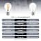 Luxrite A15 Edison LED Bulb, 60W Equivalent, 8.5W, Dimmable, 2700K Warm White, Enclosed Fixture, 24PK LR21690 - alternate 5