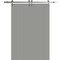 Sartodoors Modern Double Barn Door 56 x 80 inches, BASIC 0111 Dove Grey, 13FT Silver Rail Track Set, Solid P BASIC0111DB-S-MAG-56 - alternate 1