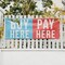 Signmission Buy Here Pay Here, 36 Inch x 96 Inch, Vinyl Banner B-96-30499 - alternate 3