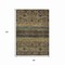 Homeroots 8' X 10' Gray Gold And Brown Medallion Washable Indoor Outdoor Area Rug 615905 - alternate 6