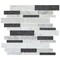 Daltile Lavaliere Natural Stone Linear Random Mosaic, 9.80 Sqft per Carton, 10PK LV20RNDLNRMS1L - alternate 4