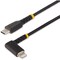 Startech.Com 3FT 1M DURABLE USB-C TO LIGHTNING CABLE - RIGHT-ANGLED HEAVY DUTY RUGGED USB TYPE-C TO RUSB2CLTMM1MR - alternate 1