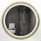 Fab Glass And Mirror Round LED Bathroom Mirror with Lights, Front Lit Makeup Mirror, Anti-Fog, 3 Colors and Dimmable HC36RD-FG - alternate 1