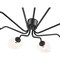 Z-Lite Breton Matte Black 8 Light Chandelier 3048-8MB - alternate 3