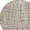 Homeroots 8' Brown Beige And Ivory Round Striped Washable Indoor Outdoor Area Rug 583416 - alternate 5