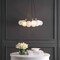 Jonathan Y Aubrey 24" 3-Light Mid-Century Glam Frosted Glass Orb LED Chandelier, White/Brushed Nickel JYL1329A - alternate 4