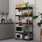 Shuntong Atlas 5-Tier 30 in.W x 12 in.D x 60 in.H Heavy Duty Shelving Load 2500 Lbs, Wire Deck, Dark Grey B-ATLAS301260-5D500 - alternate 4