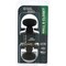 Steel Pro Matte Black Half Round Passage Knob TFX930B - alternate 2