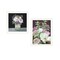 Homeroots Set Of Two Lilac and Wild Plum Bouquet White Framed Print Wall Art, 2PK 407988 - alternate 1