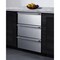 Summit 24in Wide Built-In 3-Drawer Outdoor All-Refrigerator SP6DS3DOS - alternate 6