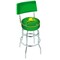 Holland Bar Stool Co 30" Chrome 2-Ring Kentucky State University Swivel Bar Stool, Back L7C430KYStUn - alternate 1