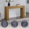 Alaterre Furniture Stockyard Solid Wood Console Table 56 in Modern Farmhouse Entryway Table AFTBL-019 - alternate 4