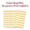 Smarty Had A Party White with Gold Stripes Paper Dinner Napkins 600 Napkins, 600PK 3195-CASE - alternate 5