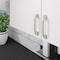 Richelieu 3 3/4-inch (96 mm) Center to Center Brushed Nickel Contemporary Cabinet Pull BP735096195 - alternate 4