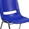 Flash Furniture Navy Stack Chair-Chrome Frame, PK5 5-RUT-16-NVY-CHR-GG - alternate 3
