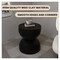 Leisuremod Sage Fiberstone Side Table, Half-Round Hourglass Design, Weatherproof, Fully Assembled SST16BL - alternate 7
