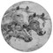 Homeroots 8' Gray And Silver Round Horse Washable Indoor Outdoor Area Rug 618675 - alternate 4