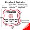 Signmission Pets Inside Shield Sign Alert Please Sav, 18 inch X 18 inch, Plastic Sign, 2PK SHI-P-2PACK-18-429 - alternate 5