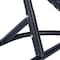 Leisuremod Teardrop Hanging Swing Chair with Stainless Steel Stand, 440 lb Capacity, Weatherproof RSCBL-57DG - alternate 4