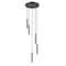 Z-Lite Forest 5 Light Chandelier, Matte Black, 12 In W x 12 In H 919MP12-5R-MB-LED - alternate 4