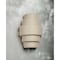 Luxury Lighting Fasciato 15.5 in Tall Ceramic Outdoor Wall Light, Cottonwood Paint Finish, 2PK (2) 122-00-CW-ud-7 - alternate 3
